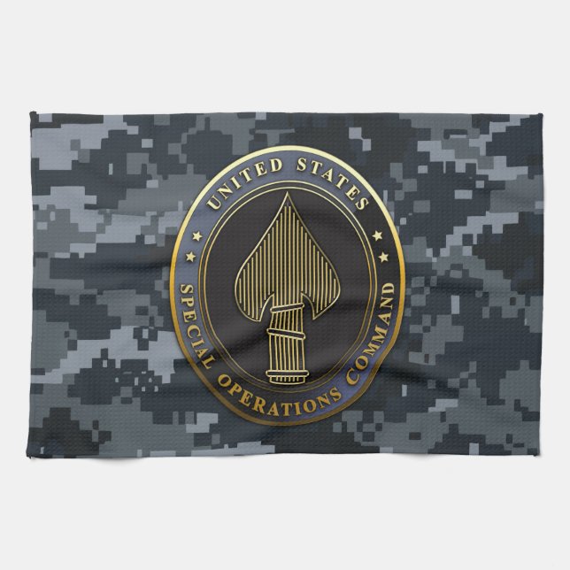 USSOCOM-Symbol Geschirrtuch (Horizontal)