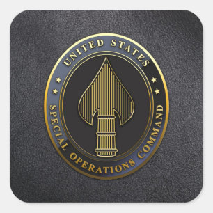 USSOCOM-Symbol Quadratischer Aufkleber