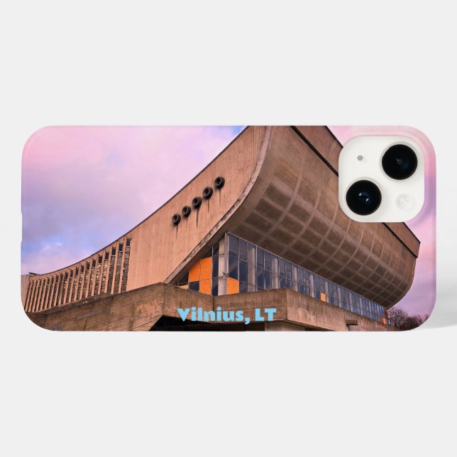 USSR Modernist Architecture - Vilnius, Lithuania Case-Mate iPhone Hülle (Rückseite (Horizontal))