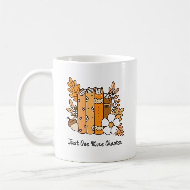 ust One More Chapter Book Lover Kaffeetasse (Links)