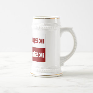 Ustaszewski Weiß Stein Bierglas