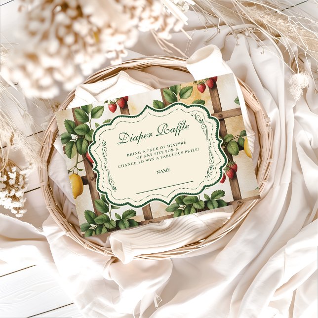 ustic Citrus Strawberry Diapper Raffle Begleitkarte (Von Creator hochgeladen)