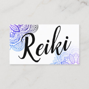 Usui Reiki Practitioner/Instructor Business Card Visitenkarte