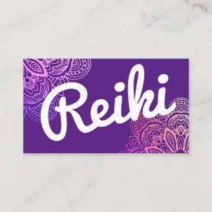 Usui Reiki Practitioner/Instructor Business Card Visitenkarte
