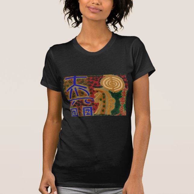 USUI REIKI Symbole T-Shirt (Vorderseite)