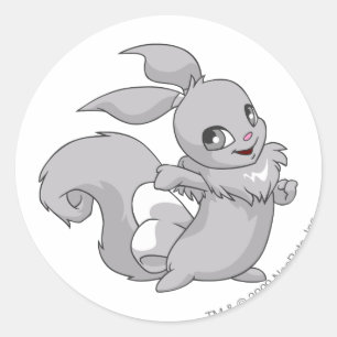 Usul Silber Runder Aufkleber