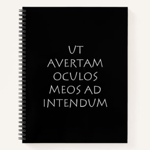 Ut avertam oculos meos ad intendum notizbuch