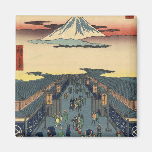 Utagawa Ando Hiroshige - Suruga-Cho Magnet