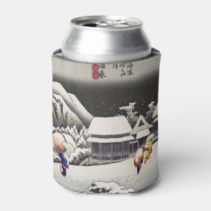 Utagawa Hiroshige - Abend Snow bei Kanbara Dosenkühler