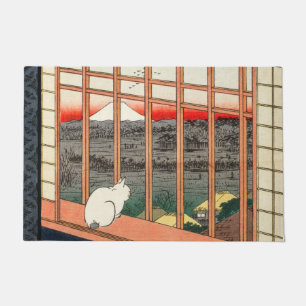 Utagawa Hiroshige - Asakusa Reisfelder Fußmatte
