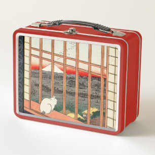 Utagawa Hiroshige - Felder in Asakusa - Rice Metall Brotdose