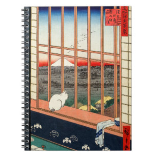 Utagawa Hiroshige - Felder in Asakusa - Rice Notizblock