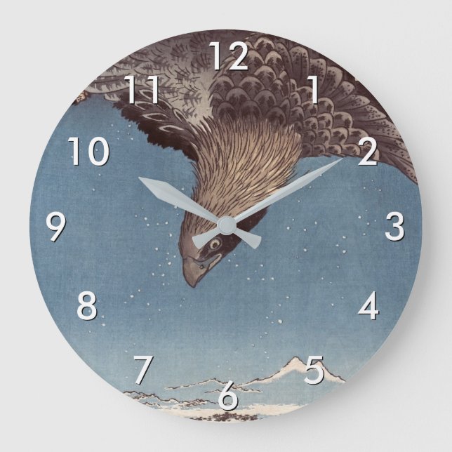 Utagawa Hiroshige - Fukagawa Susaki und Jumantsubo Große Wanduhr (Vorderseite)