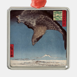 Utagawa Hiroshige - Fukagawa Susaki und Jumantsubo Ornament Aus Metall