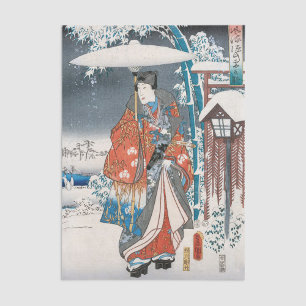 Utagawa Hiroshige - Geschichte von Genji, Elegante Seidenpapier