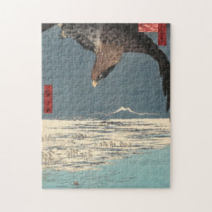 Utagawa Hiroshige Japanese Woodblock Eagle Puzzle