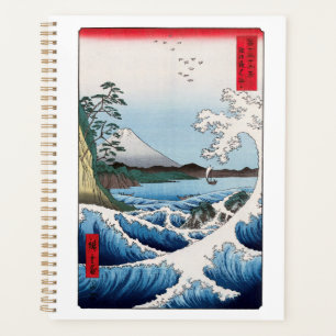Utagawa Hiroshige - Meer vor Satta, Provinz Suruga Planer