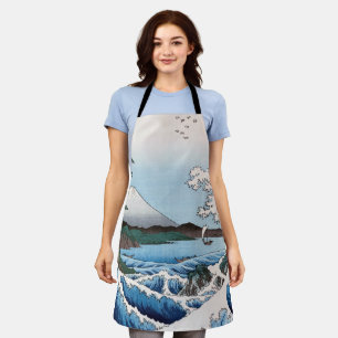 Utagawa Hiroshige - Meer vor Satta, Provinz Suruga Schürze