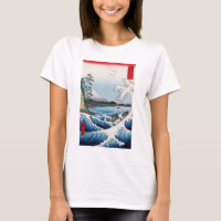 Utagawa Hiroshige - Meer vor Satta, Provinz Suruga