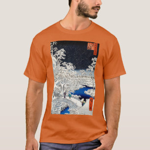 Utagawa Hiroshige Meguro Drum Bridge und Sunset Hi T-Shirt