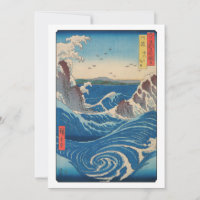 Utagawa Hiroshige - Naruto Whirlpool, Provinz Awa