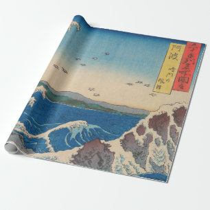 Utagawa Hiroshige - Naruto Whirlpool, Provinz Awa Geschenkpapier