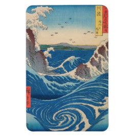 Utagawa Hiroshige - Naruto Whirlpool, Provinz Awa Magnet