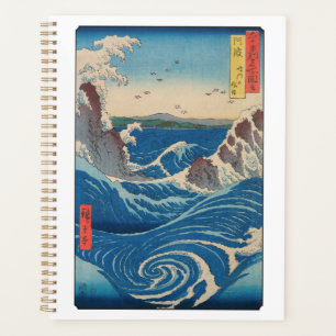 Utagawa Hiroshige - Naruto Whirlpool, Provinz Awa Planer