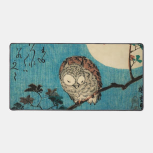Utagawa Hiroshige - Ohreule auf Ahornzweig Schreibtischunterlage