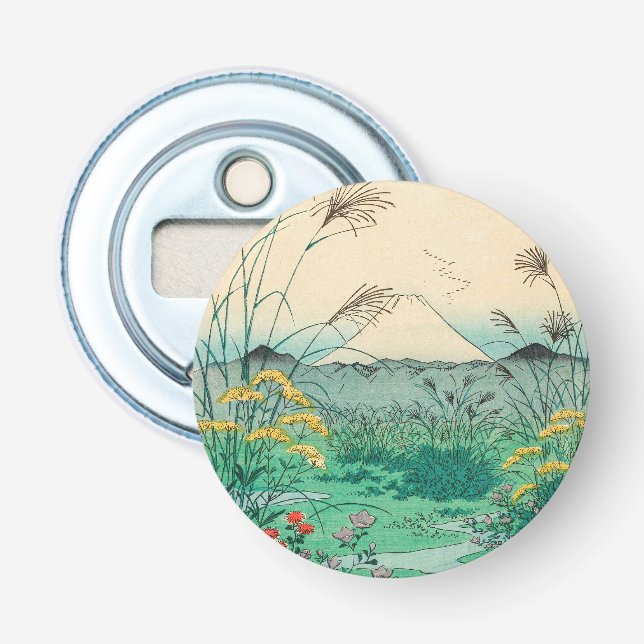 Utagawa Hiroshige - Otsuki Schlicht in der Provinz Flaschenöffner (Vorderseite)