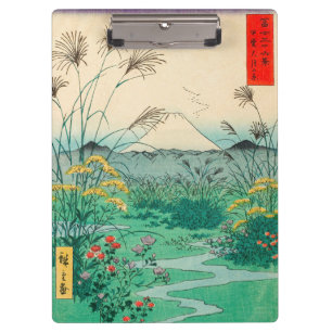 Utagawa Hiroshige - Otsuki Schlicht in der Provinz Klemmbrett