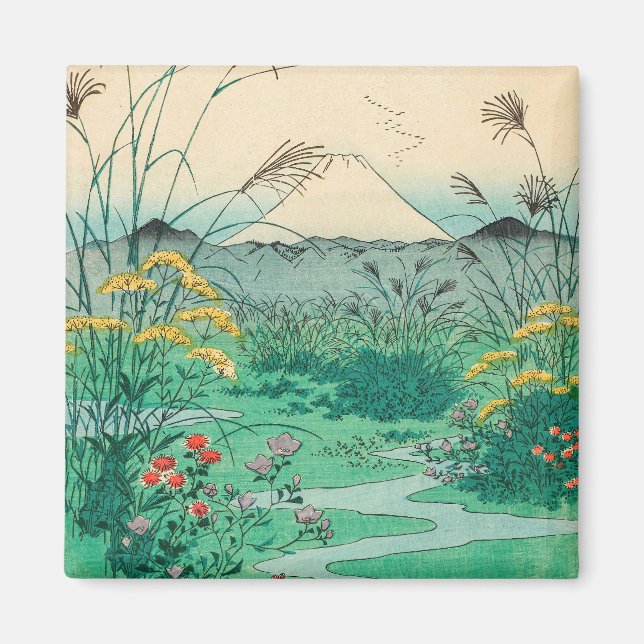 Utagawa Hiroshige - Otsuki Schlicht in der Provinz Magnet (Vorne)