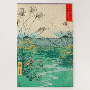 Utagawa Hiroshige - Otsuki Schlicht in der Provinz Puzzle