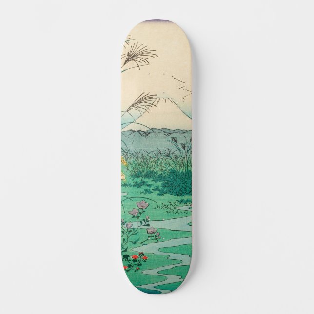 Utagawa Hiroshige - Otsuki Schlicht in der Provinz Skateboard (Vorderseite)