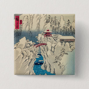 Utagawa Hiroshige - Schnee auf dem Berg Haruna Button