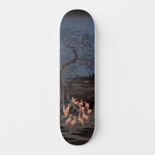 Utagawa Hiroshige - Silvester Foxfire Skateboard