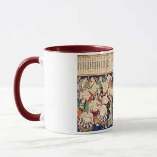 Utagawa Kuniteru die zweite, Sumo Wrestler Tasse