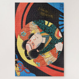Utagawa kuniyoshi Bild von Kabuki Schauspieler auf Puzzle
