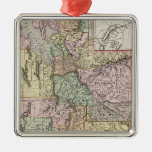 Utah 3 silbernes ornament