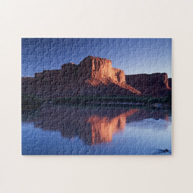 Utah, A mesa reflektiert im Colorado River 2 Puzzle (Horizontal)