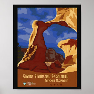 Utah Arches National Monument Vintage Poster