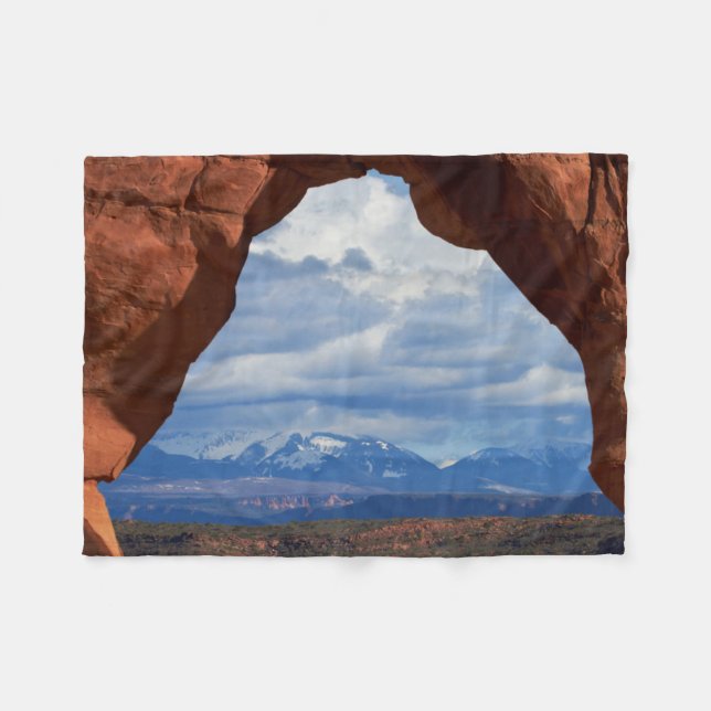Utah, Arches-Nationalpark, Delikatbogen Fleecedecke (Vorderseite (Horizontal))