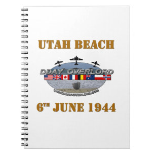 Utah Beach 6th June 1944 Notizblock