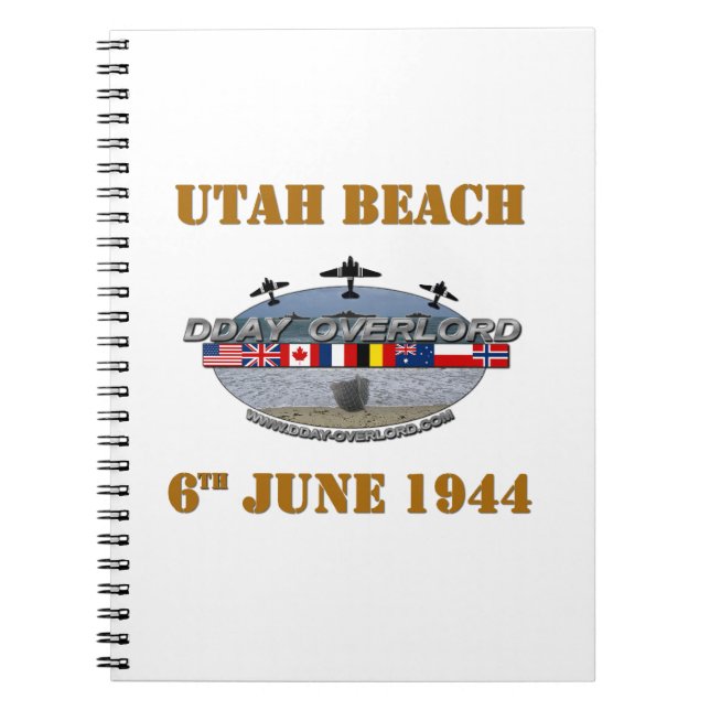 Utah Beach 6th June 1944 Notizblock (Vorderseite)