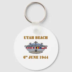 Utah Beach 6th June 1944 Schlüsselanhänger