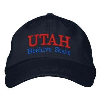 Utah Beehive Staat bestickter Hut