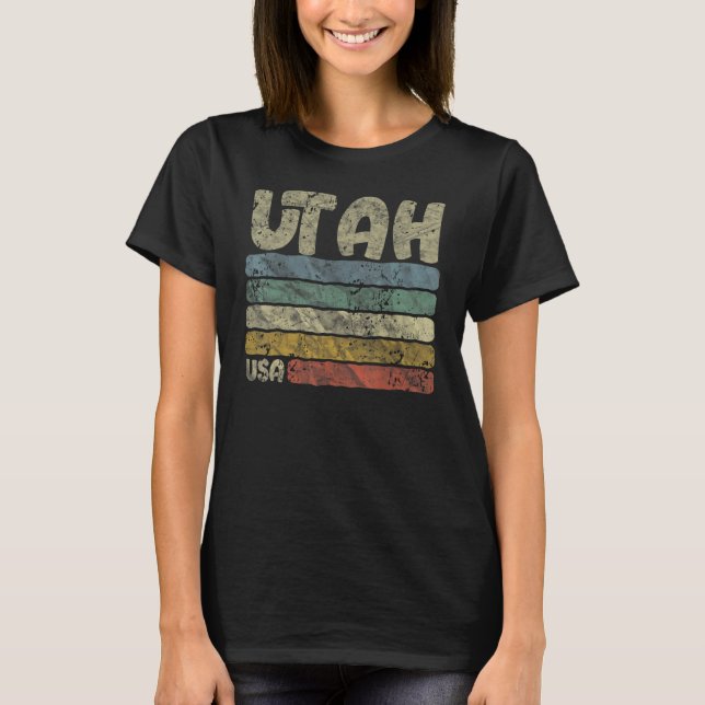 Utah Beehive Staat Nationalparks Mighty 5 Bryce T-Shirt (Vorderseite)