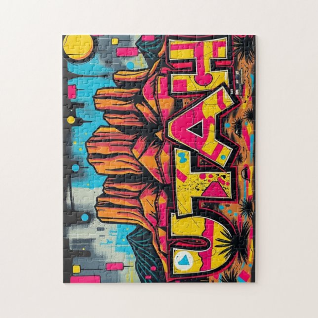 Utah Bekleidungsgeschenk Souvenir Puzzle (Vertikal)
