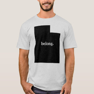 Utah Belong Staat Map T - Shirt