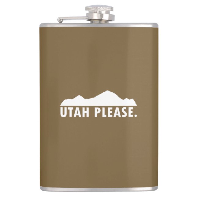 Utah bitte flachmann (Vorderseite)